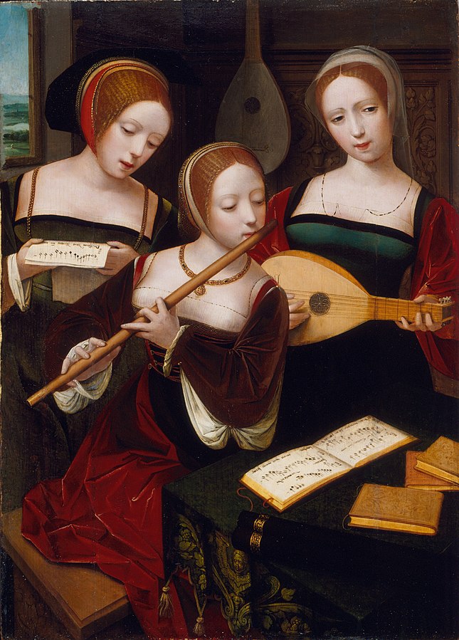 tableau trois musiciennes